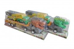 ДЕТСКА играчка от пластмаса фрикшън, автовоз, вози 2 камиона с динозаври, машини 3 цвята 48,5х10,5 см. 23601(Промоция- при покупка над 4 бр. базова цена 4,50 euro) ДЕТСКА играчка от пластмаса фрикшън, автовоз, вози 2 камиона с динозаври, машини 3 цвята 48,5х10,5 см. 23601(Промоция- при покупка над 4 бр. базова цена 4,50 euro)