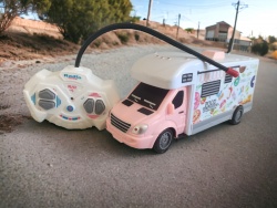 ДЕТСКА играчка от пластмаса, автомобил полицейски, радIоконтрол, 3D ефект 24 см.(Промоция- при покупка над 5 бр. базова цена 10,00 лв.)