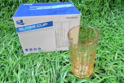 изделие от стъкло, чаши 6 бр. за кафе 200 мл. 6,2х8 см. цветна кутия (12 комплекта в кашон)