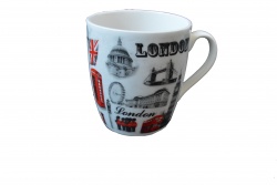 изделие от стъкло, чаша 480 ml. 7,3х18,2 см. D075 (6 бр. в стек)