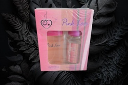 ТОАЛЕТНА вода и ролон в комплект х 60 ml. Pink Love дамскa (6 бр. в стек) (Промоция- при покупка над 12 комплекта, базова цена 3,95 лв.)