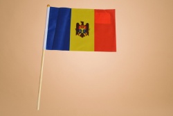 .национален флаг- Република България А.Б.В с дръжка 30x45 см. качествен полиестер, издържа на дъжд (50 бр. в стек)