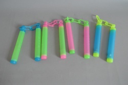 ПАРТИ артикул, помпа за балони  28 см. от пластмаса 5 цвята (Промоция- при покупка над 20 бр. базова цена 1,10 лв.)