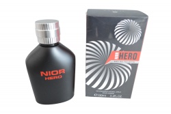тоалетна вода, мъжка 100 ml. nior hero (24 бр. в кутия 48 бр. кашон)