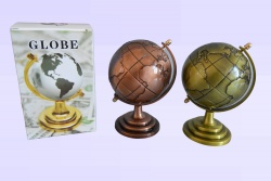 метален сувенир, глобус 14 см. 2 цвята метален сувенир, глобус 14 см. 2 цвята