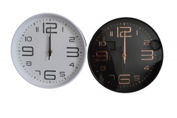 СТЕНЕН часовник, огледален, пречупващ, тъмно сиво 39х39 см. 1903Т(Промоция- при покупка на кашон 12 бр. базова цена 21,50 лв.)
