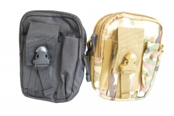 чанта за колан  малка 4 джоба 2 ципа 17,5х12,5х4,8 см. клас, подходящ за армия