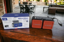 МУЗИКАЛНА техника, колона Bluetooth с радио с двоен солар USB, Tf карта 5w 10х7 см. правоъгълник16х8х6 см. 2408(Промоция- при покупка над 4 бр. базова цена 14,00 лв.)(R5)