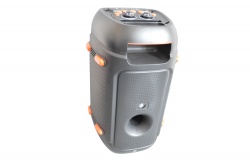 музикална техника, колона Bluetooth с wireless микрофон радио USB, Tf карта 10w светеща 1308 в кутия 39х26х17 см. (R5)