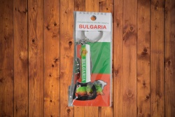 .КЛЮЧОДЪРЖАТЕЛ Bulgaria, тирбушон, нож 6 см.(Промоция- при покупка над 2 стека 24 бр. базова цена 1,72 лв.)