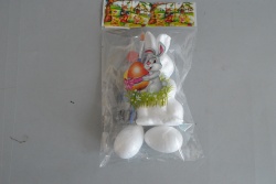 за оцветяване, играчки  4 бр. 7 см. 2 кокошки и 2 яйца с флумастери (R8)