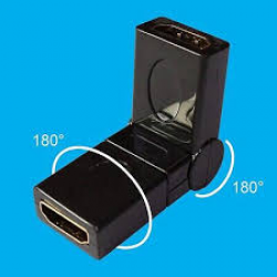тв. аксесоар, букса HDMI женско-женско раздвижна функцьонална