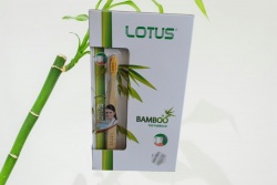 дентална хигиена, четки за зъби Lotos bamboo (12 бр. в кутия)