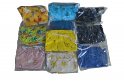 шорти, дамски, цветни, микс цветове (12 бр. в стек M-XXL)