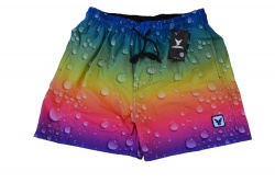 шорти, дамски, дъга, микс цветове (12 бр. в стек M-XXL)