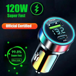 аксесоар за телефони и автомобили, зарядно за запалка 1Тap C2 USB в кутия 20W