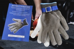 домашна потреба, ножарски ръкавици, чифт метална и текстилна