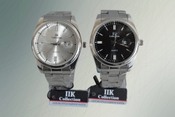 ръчен часовник, мъжки, Тисот 2024 сива, метална верижка 5 разцветки с увеличен датник