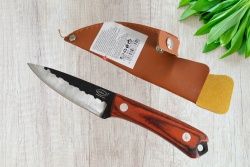 домашна потреба, ножове 3 бр. на блистер, цветна дръжка и острие с цветя 23 см.