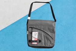 чанта за рамо Hardgreen с капак, цип и лепка, вътрешни разпределения 3 ципа, дълъг колан, подходящ за пълни или високи хора (супер здрава стока) 33х7х8 см.