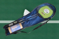 спортни стоки, федербал 62 см. в текстилен калъф 2 ракети и перо