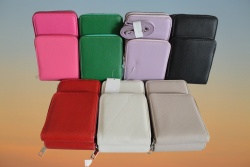 портмоне, дамско, голямо, тип чанта с 3 ципа и джобове, подходящи за телефон и др. 7 цвята (12 бр. в стек 4 бр. черно и др. цветове )