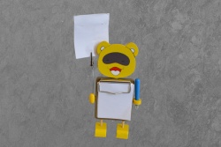 дървена играчка, дайре, животно 13х12,5х3,5 см. (4 модела)