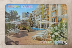 сувенир, магнитна пластика SUNNY BEACH SWEET HOME2 (100 бр. в стек)