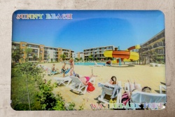 сувенир, магнитна пластика SUNNY BEACH WATERPARK FORT (50 бр. в стек)