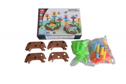 детска играчка от пластмаса, фигурка- конструктор  3,5 см.(R8)