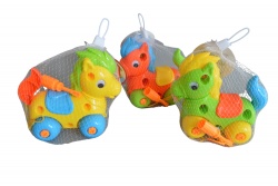 детска играчка от пластмаса, конструктор- конче18х6х8 см. 5005A (R3)