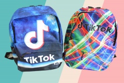 ЧАНТА тип, раница, текстил Tik tok 3 ципа 41х30х14 см. 2 модела 10823 (5 бр. в стек)(Промоция- при покупка над 10 бр. базова цена 16,00 лв.)(R1)