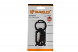 джобна отварачка, многофункционална 9 in 1 Mini Travelet DTR10-2 (60 бр. в стек)(R4)