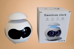 будилник- имотикона, светещ, колона, будилник Emoticon clock  bluetooth  2800mah 13х13х15 см.TS 002 (R4)