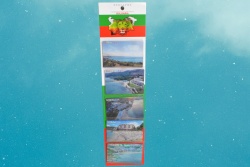 сувенири 5 бр. магнитни пластики 8,5х5,5 см. Ikantalaka / BULGARIA 5 дизайна, двуизмерни на блистер 37,5х 9,5 см. 10 (R4)
