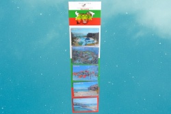 сувенири 5 бр. магнитни пластики 8,5х5,5 см. Kaliakria Resort / BULGARIA 5 дизайна, двуизмерни на блистер 37,5х 9,5 см. 12 (R4)
