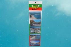 морски сувенир, дървена основа MDF морско изделие 11х10 см. Sunny Beach (6 модела, микс) морски дизайн (R4)