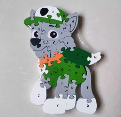 дървена играчка, домино, плодове в кутия 15х5х2 см.