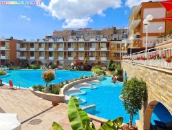 сувенир, магнитнa пластикa SUNNY BEACH HOTEL LONGOZA двуизмерен 8,5х5,5 см. (R4)