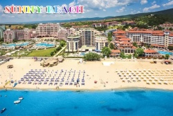 сувенир, магнитнa пластикa SUNNY BEACH iHOTEL двуизмерен 8,5х5,5 см. (R4)