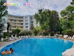 сувенир, магнитнa пластикa  SUNNY BEACH HOTEL KOTVA двуизмерен 8,5х5,5 см. (R4)