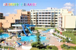 сувенир, магнитнa пластикa SUNNY BEACH GARDEN NEVIS двуизмерен 8,5х5,5 см. (R4)