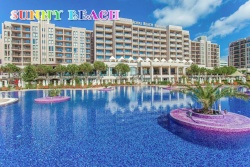 морски сувенир, дървена основа MDF морско изделие 11х10 см. Sunny Beach (6 модела, микс) морски дизайн (R4)