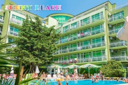 сувенир, магнитнa пластикa  SUNNY BEACH HOTEL ADULTS ONLY двуизмерен 8,5х5,5 см. (R4)