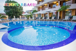морски сувенир от дърво, сандъче 9,5х6,5х7 см. Sunny beach (9 бр. в кутия) МА2516