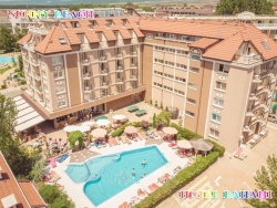 сувенир, магнитнa пластикa SUNNY BEACH HOTEL BAHAMI  8,5х5,5 см. (R4)