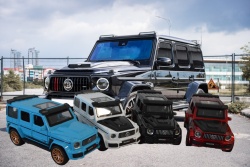 метална количка 1/32  Brabus музикална, отваря 4 врати 15х5x6 см. (12 бр. в кутия )HN3201A