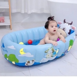 детски надуваем басейн Crystal blue INTEX 147х33 см. син в кутия (6 бр. в кашон)
