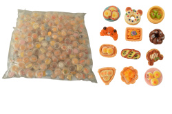 детска играчка от пластмаса, капсула с играчка в нея, много модели 3,2 см. (250 бр. в стек)