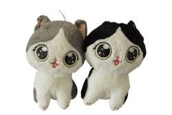 плюшена играчка, котка, около 30 см.